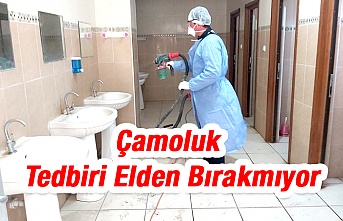 Çamoluk Baştan Başa Dezenfekte Ediliyor