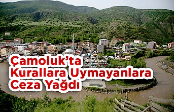 Çamoluk'ta Kurallara Uymayanlara Ceza