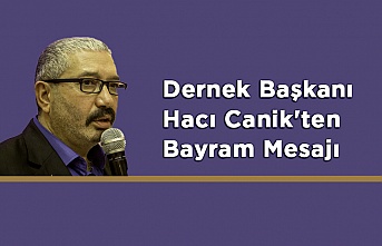 Çamoluk Dernek Başkanı Hacı Canik'ten Bayram Mesajı