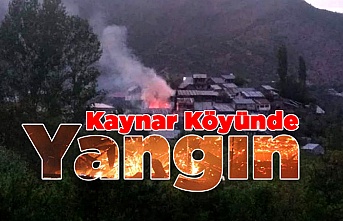 Kaynar (Münük) Köyünde Yangın