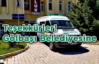 Teşekkürler Gölbaşı Belediyesi