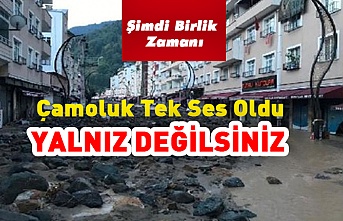 Çamoluk Tek Ses Oldu "Yanınızdayız