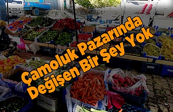 Çamoluk Pazarında Değişen Bir Şey Yok