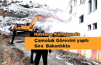 Çamoluk Hastanesi İçin İlk Kazma Vuruldu