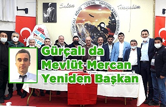 Gürçalı da Mevlüt Mercan Yeniden Başkan