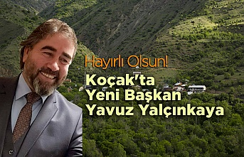 Koçak'ta yeni Başkan Yavuz Yalçınkaya