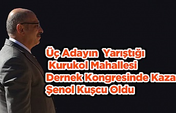 Kurukol Mahallesi Derneğinde İpi Göğüsleyen Şenol Kuşcu Oldu