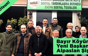 Bayır Köyünde Yeni Başkan Alpaslan Şişman
