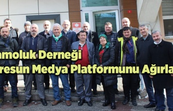 Çamoluk Derneği Giresun Medya Platformunu Ağırladı