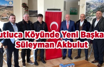 Kutluca Köyünde Yeni Başkan Süleyman Akbulut