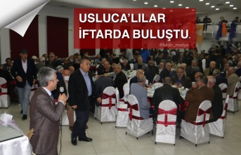 Usluca’lılar İftarda Bir Araya Geldiler.