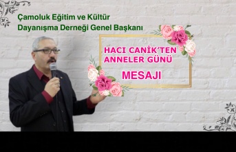 Çamoluk Dernek Başkanı Hacı Canik’ten Anneler Günü Mesajı