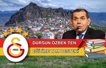 GS SK Eski Başkanı Dursun Özbek’ten Eğitime Destek!