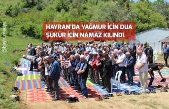 Yazılar ve Kurtuluş Mahalleleri Yağmur duası ve Şükür Kurbanı İçin Bir Araya Geldiler.