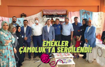 Halk Eğitim Merkezi Kursiyerlerin El Emekleri Sergiye Çıktı.