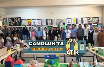 Çamoluk' ta Öğrencilerden Sıfır Atık Farkındalığı Sergisi Açıldı!