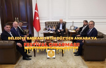 Çamoluk Belediye Başkanı Fatih Düz Bal Festivali Daveti İçin Yoğun Mesaide