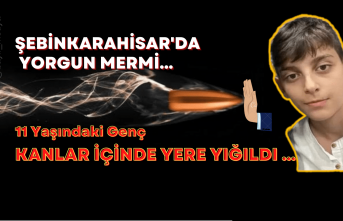 Şebinkarahisar'da Yorgun Mermi İsabet Eden Çocuk Yaralandı!