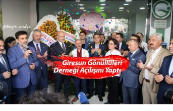 Giresun Gönüllüleri Derneği Açılışını Yaptı.