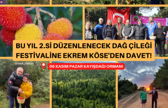 Başkan Ekrem Köse'den Dağ Çileği Festivaline Davet!