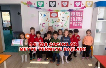 4-6 Yaş Grubu Kur'an Kursu Öğrencileri Meyve Vermeye Başladı!