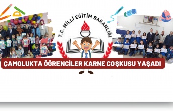 Çamoluk'ta Öğrenciler Karne Coşkusu Yaşadı!