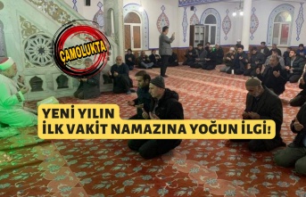 Yeni Yılın İlk Vakit Namazına Çamoluklu Vatandaşlardan Yoğun İlgi!