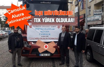 Çamoluk Alucra Şebinkarahisar Müftülükleri Tek Yürek Oldular!