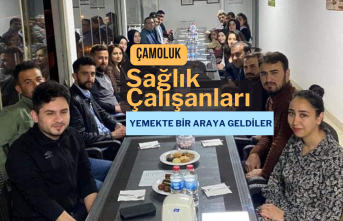 Çamoluk Sağlık Çalışanları Tıp Bayramı Münasebetiyle Bir Araya Geldiler!