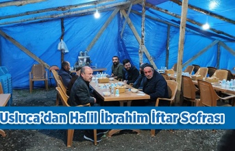 Usluca'dan Halil İbrahim İftar  Sofrası