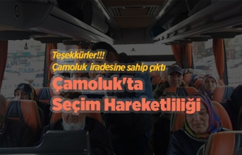 Çamoluk'ta Seçim Hareketliliği