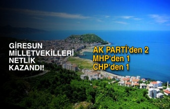 İşte Giresun Milletvekillerimiz!