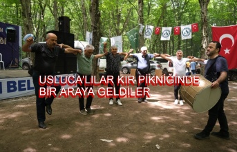 Usluca'lılar Kır Pikniğinde Bir Araya Geldiler.