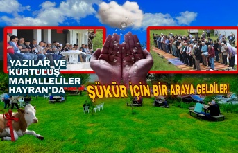 Yazılar ve Kurtuluş Mahalleliler Hayran'da Şükür İçin Bir Araya Geldiler!