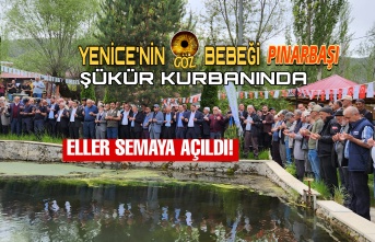 Yenice Pınarbaşı Şükür Kurbanında Eller Semaya Kalktı!