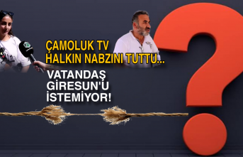 Çamoluk Halkı Referandum olsun İstiyor!