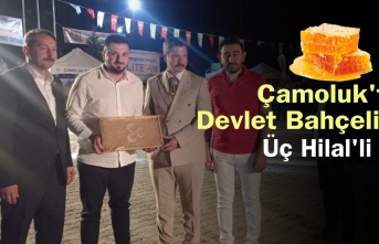 Çamoluk 'tan Devlet Bahçeli'ye Çok Özel Bal