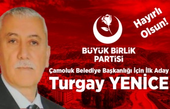 Çamoluk Belediye Başkanlığı İçin İlk Aday Turgay Yenice