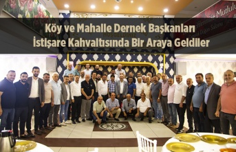 Dernek Başkanları İstişare Kahvaltısında Bir Araya Geldiler