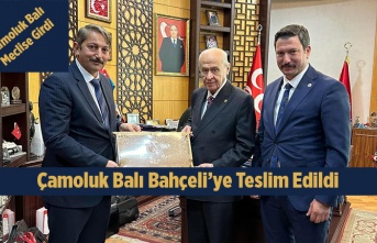 Çamoluk Balı Bahçeli'ye Ulaştı