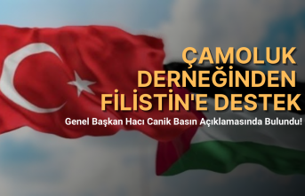 Çamoluk Derneği "Filistin'e Destek" Basın Açıklamasında Bulundu!