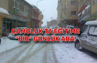 Çamoluk' ta Eğitime Bir Günlük Ara!