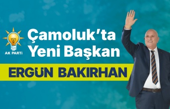 Çamoluk'ta Yeni Başkan Ergün Bakırhan