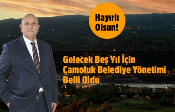 İşte Yeni Çamoluk Belediye Yönetimi