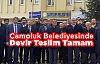 Çamoluk Belediyesinde Devir Teslim Tamam