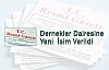  Dernekler Dairesine Yeni  İsim Verildi