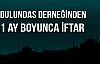 Dulundas derneğinden 1 ay boyunca İftar