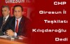 Giresun CHP “ Kılıçdaroğlu' nun Yanındayız“