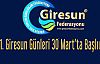 Giresun Günleri 30 Mart 2 Nisan da yapılacak