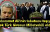 Muhammed Alinin tabutunu taşıyan Tek Türk Giresun'lu